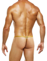 Modus Vivendi Swim-Thong Original Roomy Pouch Fast Dry Swimwear Gold HS2211 66 - SexyMenUnderwear.com