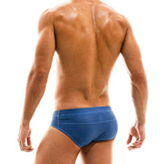 Modus Vivendi Swimwear Jeans Line Swim-Brief Blue FS2012 48 - SexyMenUnderwear.com