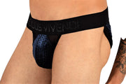 Modus Vivendi Tanga Briefs Mesh Tiffany's Velvet Brief Blue 12013 29 - SexyMenUnderwear.com
