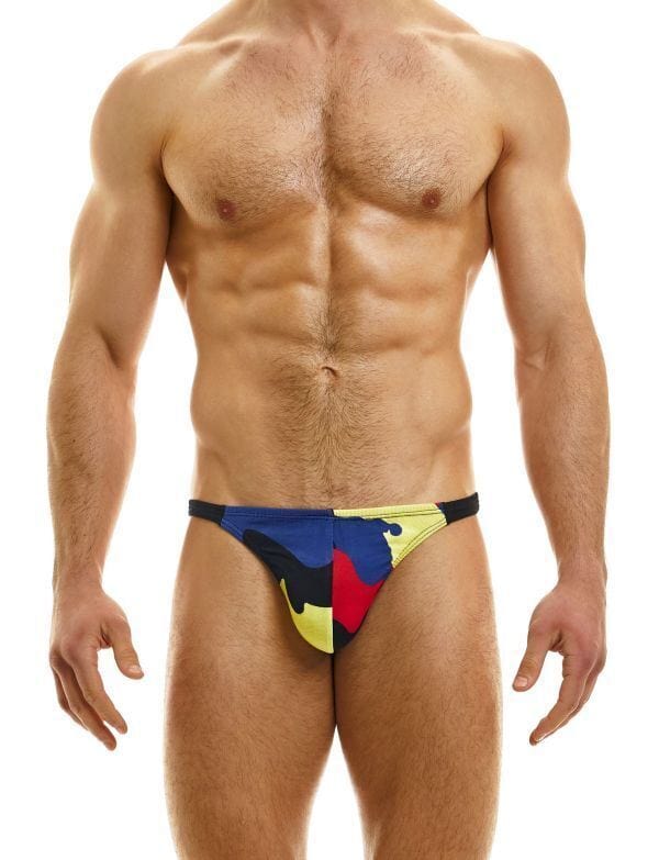 MODUS VIVENDI Thong Camouflage With Roomy Pouch Soft and Smooth Camo Black 12 - SexyMenUnderwear.com