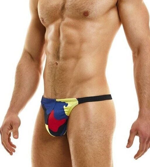 MODUS VIVENDI Thong Camouflage With Roomy Pouch Soft and Smooth Camo Black 12 - SexyMenUnderwear.com