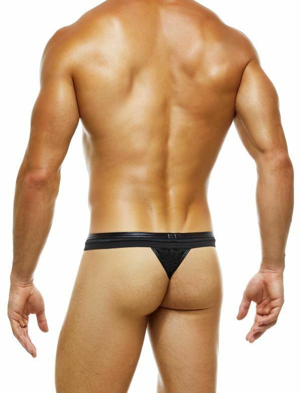 Modus Vivendi Thong Latex-Look Shiny Pouch T-String Transparent 11213 60 - SexyMenUnderwear.com