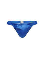 Modus Vivendi Thong Leather Legacy Pouch Leather-Look Thongs Blue 11117 57 - SexyMenUnderwear.com
