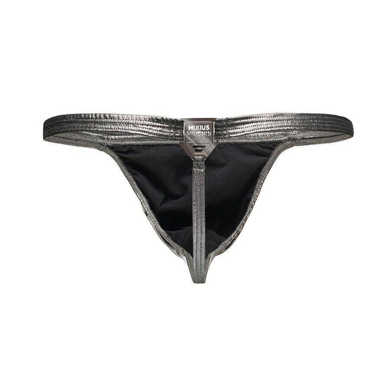 Modus Vivendi Thongs Mania King Cheetah Metal Silver Thong 13116 70 - SexyMenUnderwear.com
