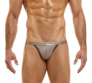 Modus Vivendi Unexpected Tanga-Brief Knitted Shiny Camel Brown 12115 58 - SexyMenUnderwear.com