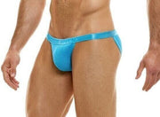Modus Vivendi Unexpected Tanga-Brief Knitted Shiny Light Blue 12115 58 - SexyMenUnderwear.com