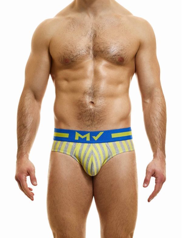 Modus Vivendi X-Retro Briefs Exclusive Eco-friendly Cotton Fabric Yellow 24220 - SexyMenUnderwear.com