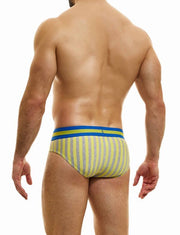 Modus Vivendi X-Retro Briefs Exclusive Eco-friendly Cotton Fabric Yellow 24220 - SexyMenUnderwear.com