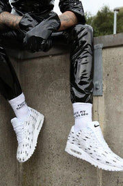 MR. RIEGILLIO Shiny PVC Pants Fetish Gear Classic Jeans-Cut 3 - SexyMenUnderwear.com