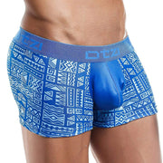 Otzi Boxer Trunk Aztec Print Fashion Underwear Blue OTG019 MX2 - SexyMenUnderwear.com