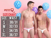 PetitQ Underwear French Design Small Mens Briefs White 180608 MX2 - SexyMenUnderwear.com