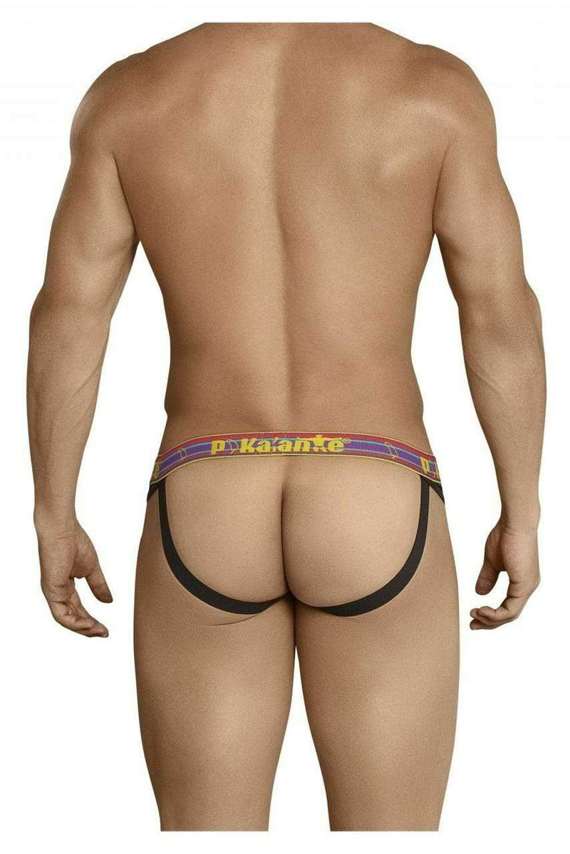 PIKANTE Jock Strap Secret Shiny Silky Jockstrap Black 9291 1 - SexyMenUnderwear.com