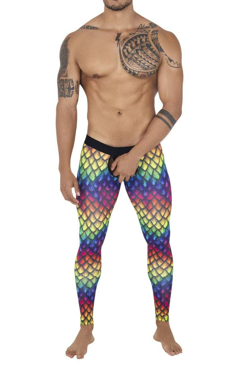 PIKANTE Pants Rainbow Athletic Super Stretch Open Front & Back 0828 3 - SexyMenUnderwear.com
