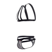PIKANTE Set Kit ARNESS Combo Elastic Harness & Thongs Personality Black 0331 5 - SexyMenUnderwear.com