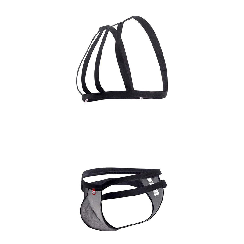 PIKANTE Set Kit ARNESS Combo Elastic Harness & Thongs Personality Black 0331 5 - SexyMenUnderwear.com