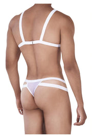 PIKANTE Set Kit ARNESS Combo Elastic Harness & Thongs Personality White 0331 5 - SexyMenUnderwear.com