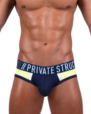 PRIVATE STRUCTURE Athlete Mini Brief Navy Ranger Blue 4388 1046