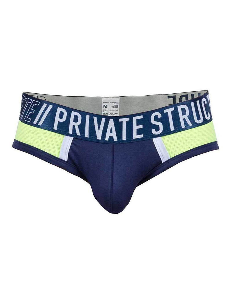 PRIVATE STRUCTURE Athlete Mini Brief Navy Ranger Blue 4388 - SexyMenUnderwear.com