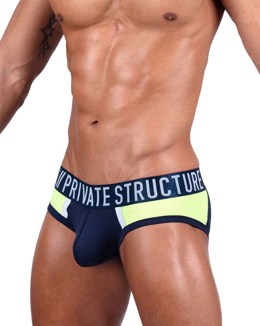 PRIVATE STRUCTURE Athlete Mini Brief Navy Ranger Blue 4388 - SexyMenUnderwear.com