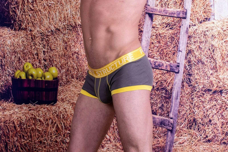 Private Structure Boxer Brief Soho Luminous Trunk Sunny Grey 3680 15 - SexyMenUnderwear.com