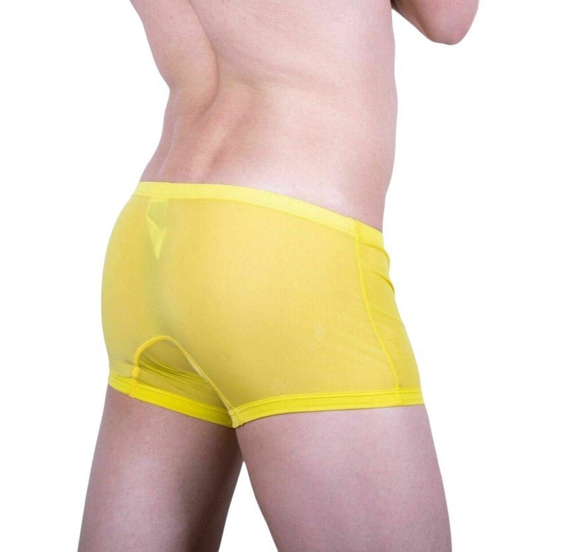 Private Structure Boxer Color Peel Trunk Yellow 1798 19 - SexyMenUnderwear.com