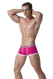 Private Structure Boxer Cotton Rose SOHO Spectrum X Trunk Pink 3682 7 - SexyMenUnderwear.com