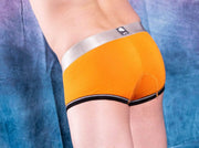 Private Structure Boxer Crayon Low Rise Trunk Orange 1881 100 - SexyMenUnderwear.com