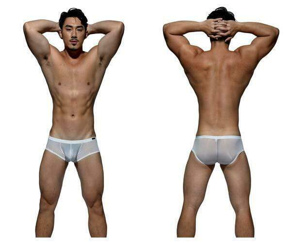 Private Structure Boxer Desire Glaze Hipster Boxers White 3487 82 - SexyMenUnderwear.com