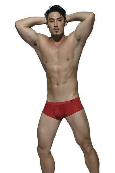 Private Structure Boxer Desire-Glaze Soft Hipster Red 3487 83 - SexyMenUnderwear.com