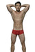 Private Structure Boxer Desire-Glaze Soft Hipster Red 3487 83 - SexyMenUnderwear.com