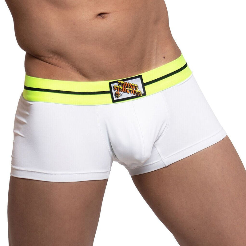 Private Structure Boxer Trunk Micro Maniac Smooth & Stretchy Boxer White 4178
