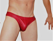 Private Structure Brief Desire Glaze Bikini Cut Briefs Blood Red 3553 70