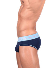 PRIVATE STRUCTURE Brief MO - Lite Cotton Mini Briefs Navy Placid Blue 41043