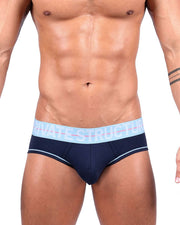 PRIVATE STRUCTURE Brief MO - Lite Cotton Mini Briefs Navy Placid Blue 41045