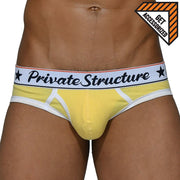 Private Structure Classic Mini Briefs Bamboo Yellow Sunflower Briefs 4069