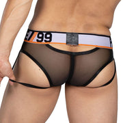 PRIVATE STRUCTURE Cotton Mini Brief Momentum Orange Catcher 4238