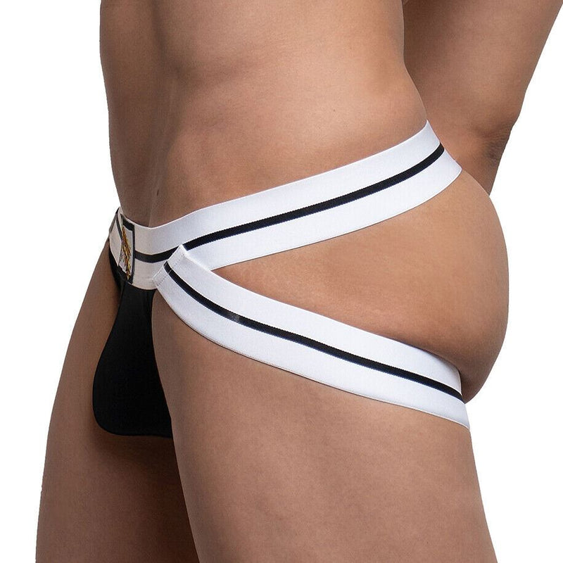 Private Structure Jockstrap Micro Maniac Elastics Smooth Black Jock 4180