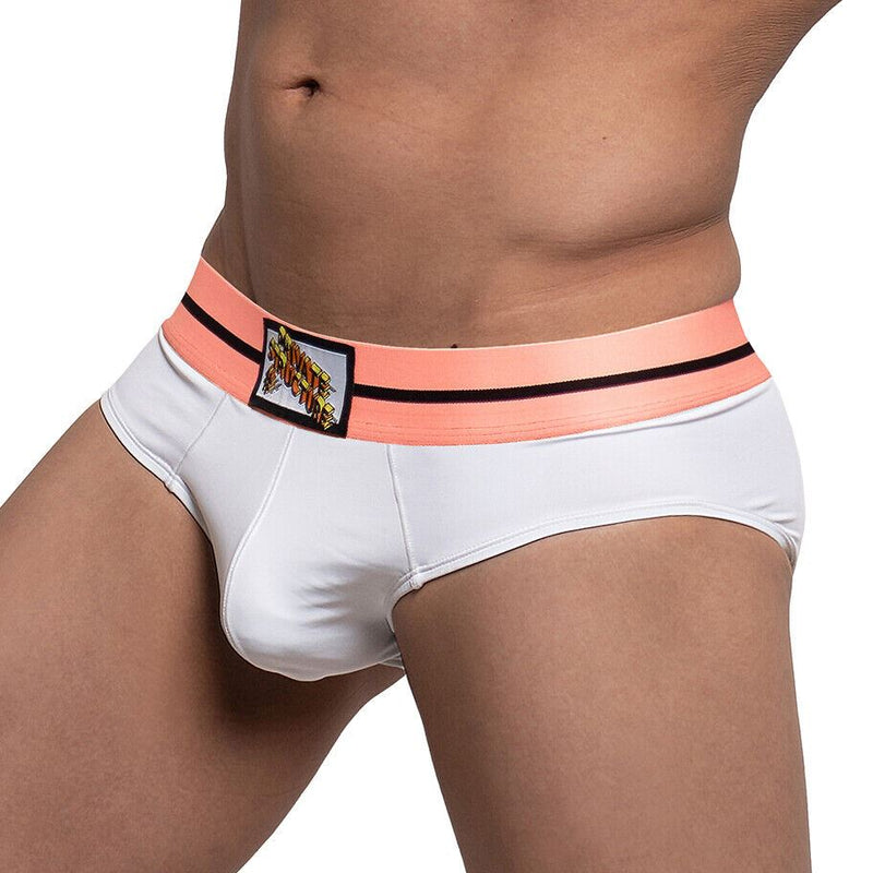 Private Structure Mini Brief Micro Maniac Smooth & Sretchy Briefs White 4179
