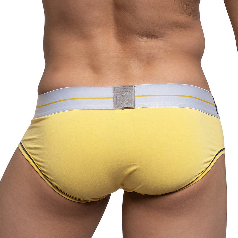 Private Structure Mini Brief MO-Lite Cupping Cotton Pouch CREAM YELLOW 4104 91