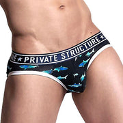 Private Structure Mini Briefs Pride Black Sharks Brief 4187