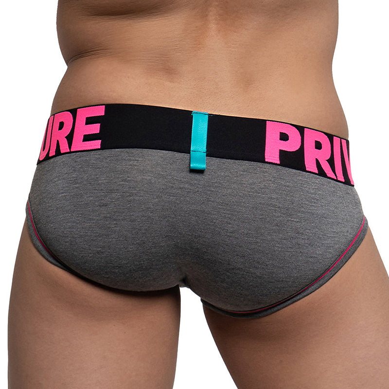 Private Structure Modality Mini Briefs Micro Modal Brief Melange/Magenta 63