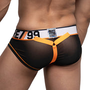 Private Structure Momentum Orange Harness Brief  THONG 4167 93