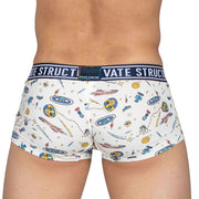 Private Structure Pride Boxer Trunk PRD Astrogator White 4368