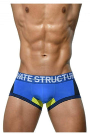 Private Structure Private Structure Boxer Momentum-Orange Trunk Cotton Underwear Blue 3853 44
