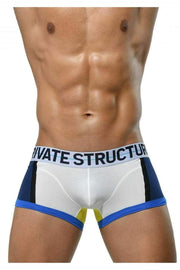 Private Structure Private Structure Boxer Trunk Momentum-Orange White 3859 38