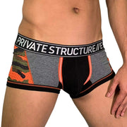 Private Structure M Private Structure Boxer Trunk SOHO Military Long Boxer Camo Orange 4021 50