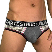 Private Structure Private Structure Brief SOHO Military Slip Briefs Camo Pink 4022 49