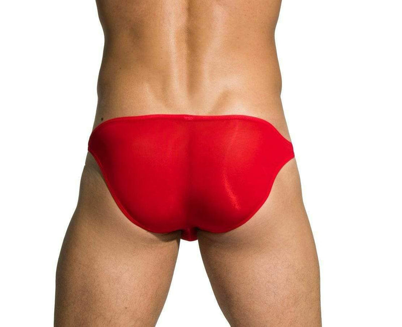 private structure Private Structure Brief transparent Desire Glaze Bikini Slips Red 3571 20