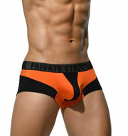 Private Structure M Private Structure Mens Boxer Platinum Micro-Modal Trunk Orange 3783 2