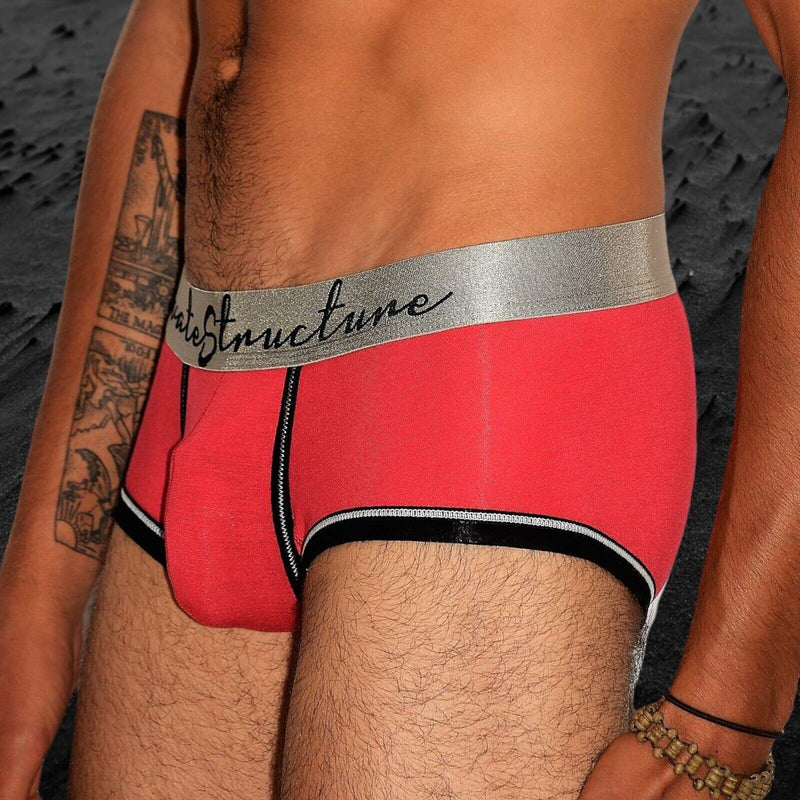 Private Structure Trunk Low-Rise Boxer Crayon TeaBerry 1881 66